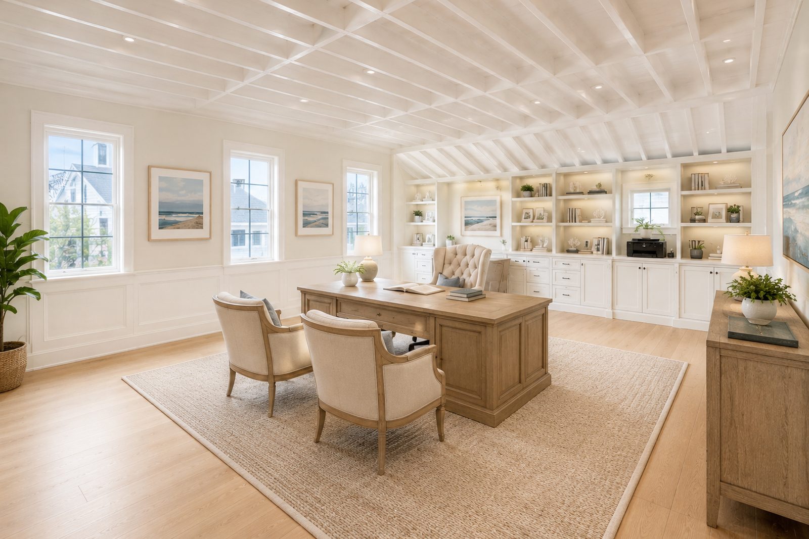 Rendering of the finished office