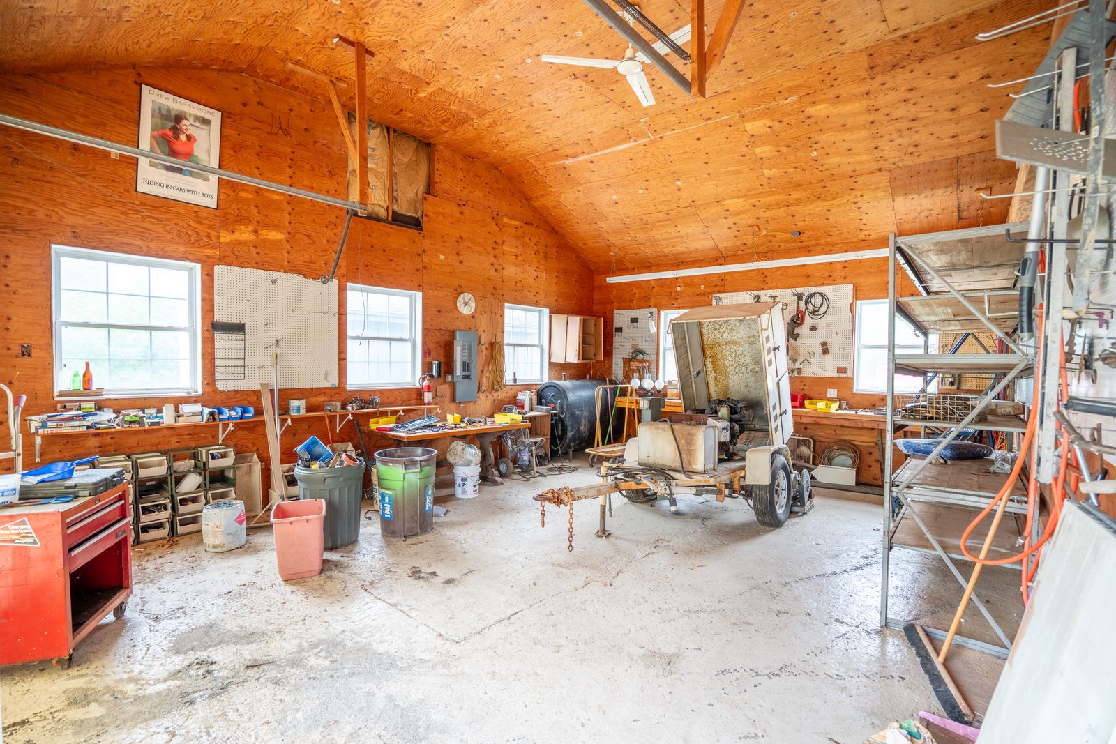 The second woodworking shop as it stands today